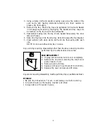 Предварительный просмотр 9 страницы Toastmaster UltraVection TUV48S Instruction Manual