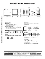 Preview for 2 page of Toastmaster XO-1MSS Specification Sheet