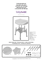 Tobi Kindermöbel babytwist Assembly Instruction preview