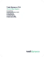 Preview for 1 page of Tobii Dynavox T10 Quick Start Manual