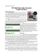 Preview for 1 page of Tobin TVT-S8S Operating Instructions Manual