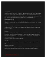 Preview for 5 page of TOCA Touch Trainer User'S Manual & Warranty Information