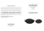 Предварительный просмотр 1 страницы Todd English ENGLISH B412985 Care & Use