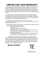 Предварительный просмотр 8 страницы Todd English TEEWOK1 Instruction Manual