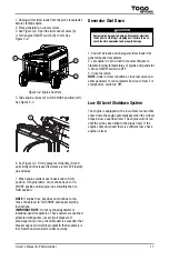 Предварительный просмотр 13 страницы Togo POWER GG3600 Owner'S Manual