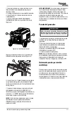 Предварительный просмотр 33 страницы Togo POWER GG3600 Owner'S Manual