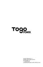 Предварительный просмотр 40 страницы Togo POWER GG3600 Owner'S Manual