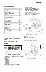 Предварительный просмотр 9 страницы Togo POWER GG8000 Owner'S Manual