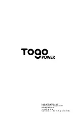 Предварительный просмотр 22 страницы Togo POWER GG8000 Owner'S Manual