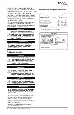 Предварительный просмотр 27 страницы Togo POWER GG8000 Owner'S Manual