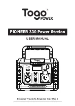 Preview for 1 page of Togo POWER PIONEER 330 User Manual