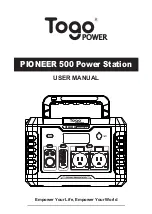 Togo POWER PIONEER 500 User Manual preview