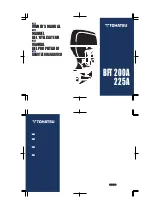 Предварительный просмотр 1 страницы TOHATSU BFT 2000A Owner'S Manual