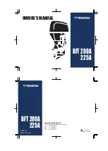 Preview for 1 page of TOHATSU BFT200A Owner'S Manual