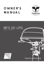 TOHATSU F5D LPG Owner'S Manual preview