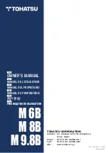 Preview for 74 page of TOHATSU M 6B Owner'S Manual