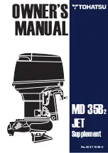 Предварительный просмотр 1 страницы TOHATSU MD 35B2 JET Owner'S Manual