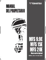 Preview for 177 page of TOHATSU MFS 15E Series Owner'S Manual