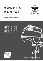 Предварительный просмотр 1 страницы TOHATSU MFS 2.5B Owner'S Manual