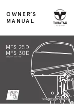 TOHATSU MFS 25d Owner'S Manual preview