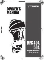 Preview for 3 page of TOHATSU MFS 40A Owner'S Manual