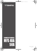 Preview for 86 page of TOHATSU MFS 40A Owner'S Manual