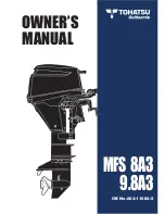 TOHATSU MFS 8A3 Owner'S Manual предпросмотр