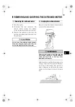 Предварительный просмотр 33 страницы TOHATSU MX 50D2 Owner'S Manual