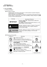 Preview for 6 page of TOHMEI ANTI ROLLING GYRO ARG375T Operation Instructions Manual