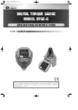 Tohnichi BTGE-G Operating Instruction preview