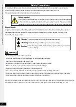 Preview for 2 page of Tohnichi CSPFHW Operating Instruction