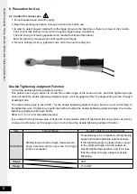 Предварительный просмотр 8 страницы Tohnichi CSPFHW Operating Instruction