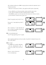 Предварительный просмотр 22 страницы Tohnichi CTA2-G Instruction Manual