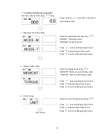 Предварительный просмотр 31 страницы Tohnichi DATA TORK CEM3-G-WF Operating Instructions Manual