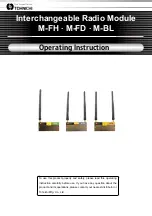 Preview for 1 page of Tohnichi M-FH Operating Instruction