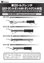 Предварительный просмотр 1 страницы Tohnichi QRSP-SP2-N Series Operating Instructions Manual