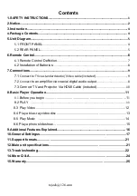 Preview for 2 page of Tojock EVP-101 User Manual