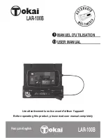 Tokai LAR-100B User Manual preview