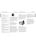 Preview for 3 page of Tokai ldt 1200 User Manual