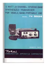 Tokai PW-5024 Owner'S Manual предпросмотр