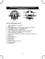 Предварительный просмотр 27 страницы Tokai TC-139 User Manual