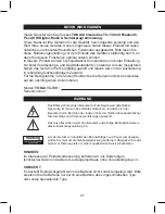 Предварительный просмотр 47 страницы Tokai TC-139 User Manual