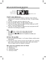 Предварительный просмотр 16 страницы Tokai TCP-137 User Manual