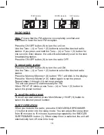 Предварительный просмотр 18 страницы Tokai TCP-137 User Manual