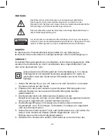 Предварительный просмотр 41 страницы Tokai TCP-137 User Manual