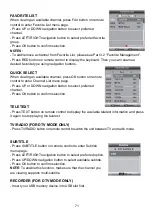 Предварительный просмотр 72 страницы Tokai TTE-50D1404 User Manual