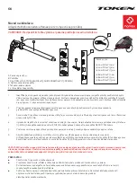 Preview for 12 page of Token Hamax Hitch Adapter for 12 mm Thru Axle Installation Manual