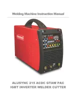 Tokentools ALUSYNC 215 ACDC GTAW PAC Instruction Manual preview