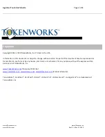 Preview for 2 page of Tokenworks AgeVisor Touch User Manual