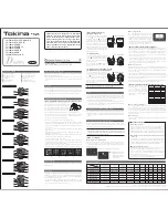 Tokina 100mm f2.8 macro d Instruction Manual preview